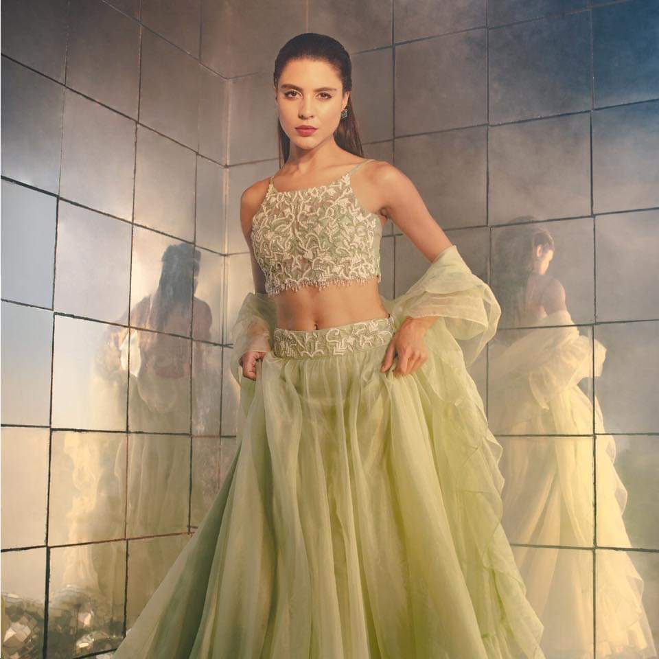 Readymade Sari Blouse Designer Stiched Lehenga Choli Crop Top Wedding Party  Wear Golden at Amazon Women's Clothing store
